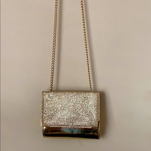 Gold Glitter Purse